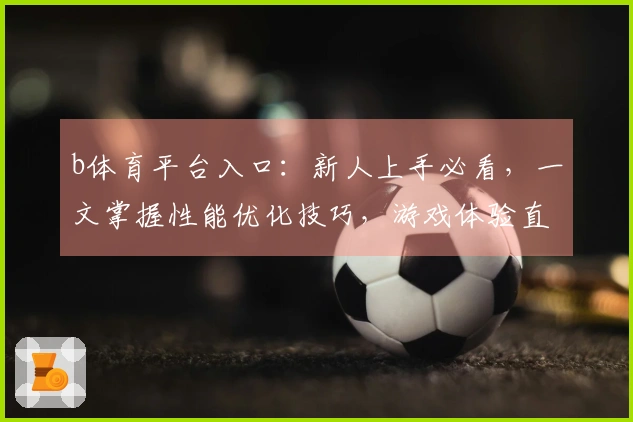 b体育平台入口：新人上手必看，一文掌握性能优化技巧，游戏体验直升！